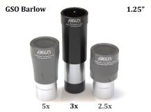 Barlow násobič GSO 3x ED 1,25"
