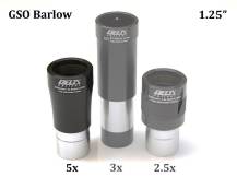 Barlow násobič GSO 5x triplet 1,25"