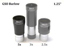 Barlow násobič GSO 5x triplet 1,25"