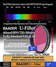 Filtr Baader 2458291 U-VENUS 2" (325-369nm)