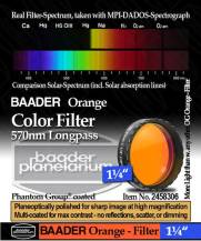 Filtr Baader 2458306 MC 570nm oranžový 1.25"