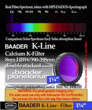 Filtr Baader 2458355 SOLAR K-LINE 1.25” ÚZKOPÁSMOVÝ