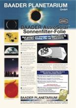 Filtr Baader FOLIE A4 ASTRO SOLAR ND 5.0 sluneční pro foto/vizuální pozorování