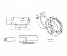 Filtrový měnič  ZWO pro 2” filtry CANON EOS
