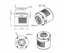 Kamera ZWO ASI 294 MM Pro MONOCHROMATICKÁ CHLAZENÁ