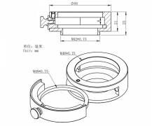 Měnič filtrový ZWO 2” M48i/T2i/T2a 21 mm