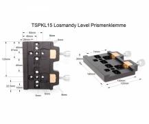 Úchyt T-S PKL15 pro lištu 3” Losmandy 160mm
