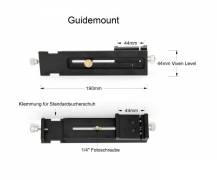 Úchyt TS dvojitý pro dalekohled a hledáček (GUIDEMOUNT)